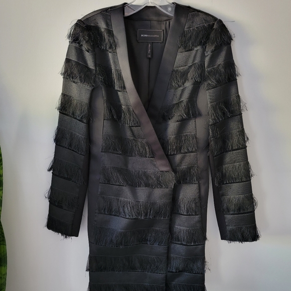 BCBGMAXAZRIA Black Anica Gring Jacket/Dress  Size XS - Picture 5 of 17